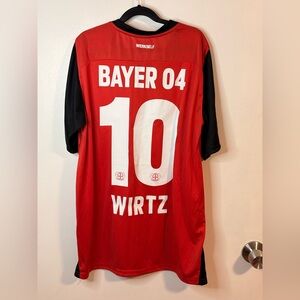 Florian Wirtz #10 Leverkusen Home S Soccer Jersey